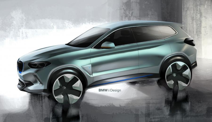 Эскиз BMW Concept iX3 2018 года  (фото 15 из 17)